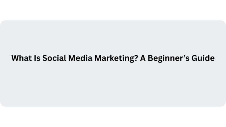 What is Social Media Marketing? | Banner